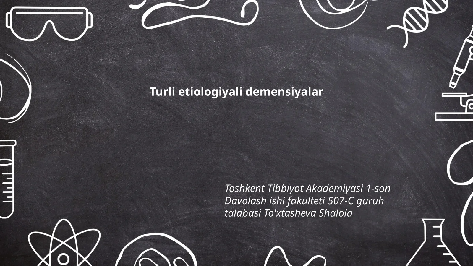 Turli etiologiyali demensiyalar