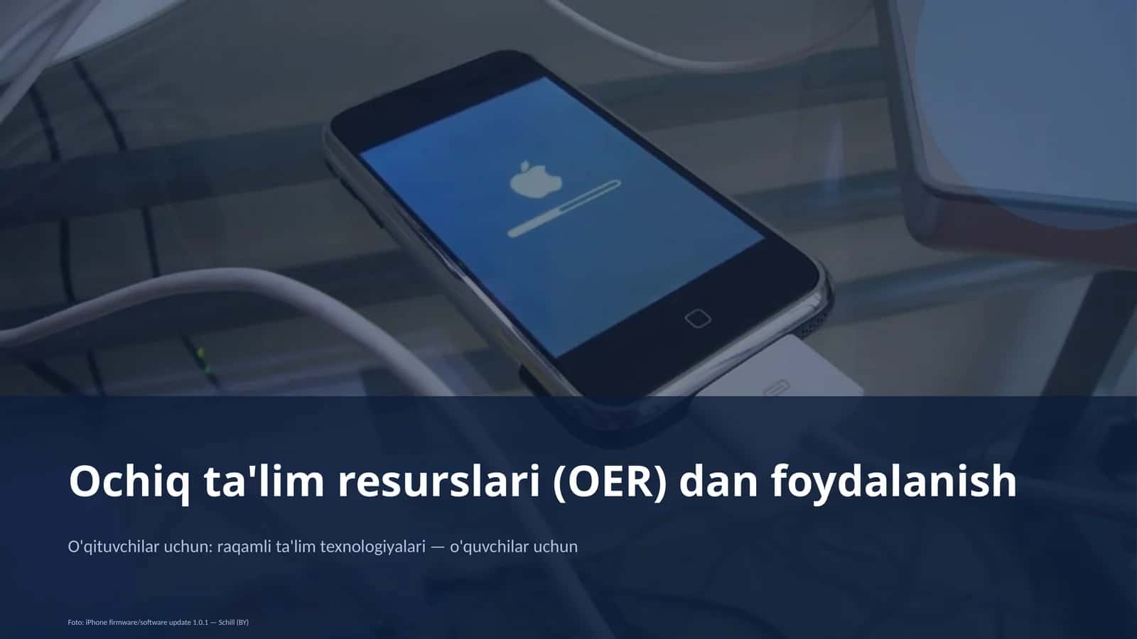 Ochiq ta'lim resurslari (OER) dan foydalanish