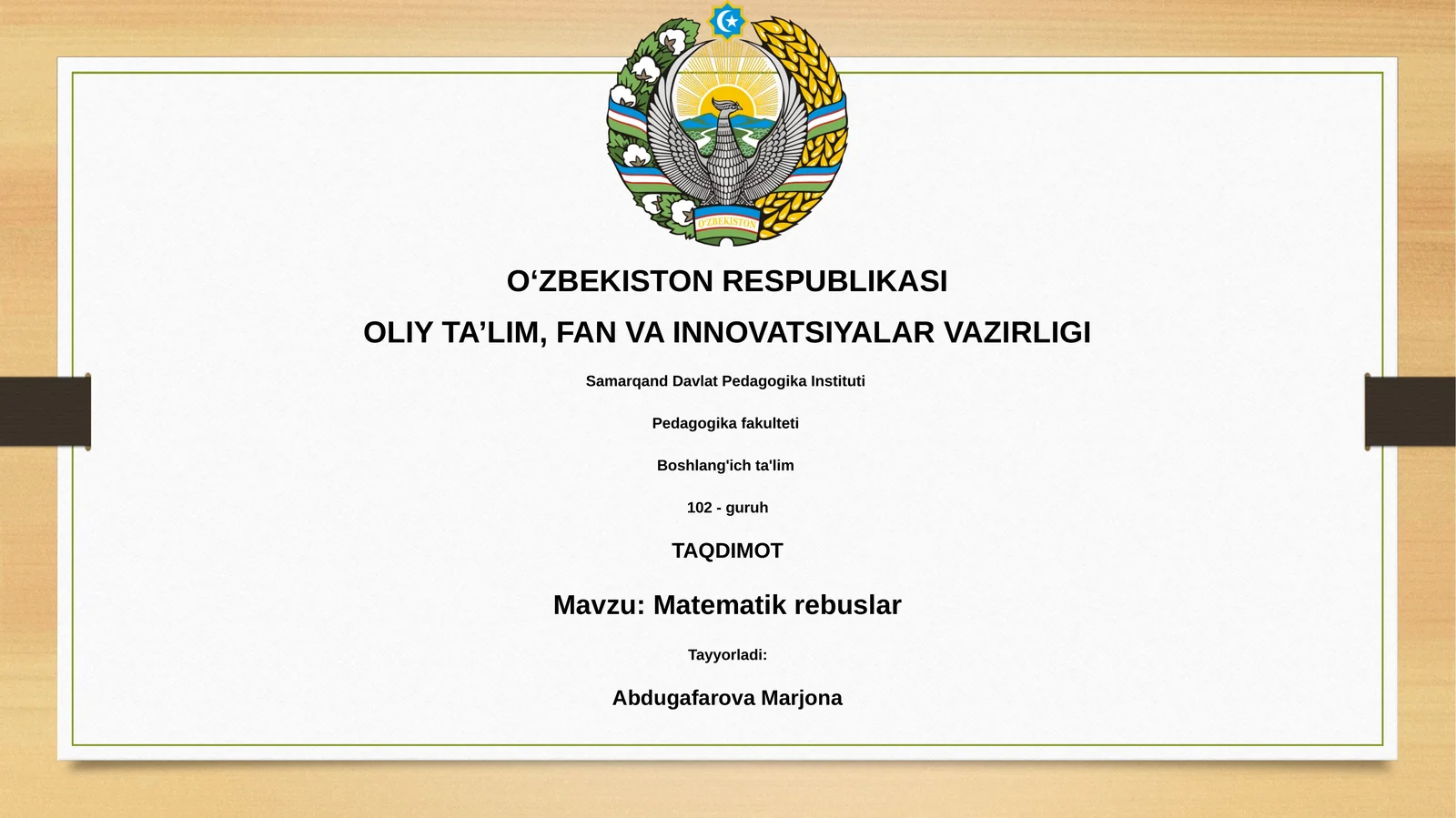 Matematik rebuslar