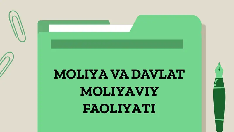 O‘zbekiston Moliya Tizimi