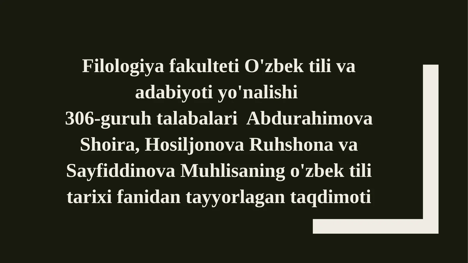 Eski oʻzbek adabiy tili (XIV-XIX) davri fonetikasi