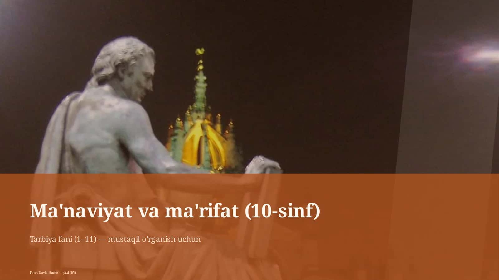 Ma'naviyat va ma'rifat (10-sinf)