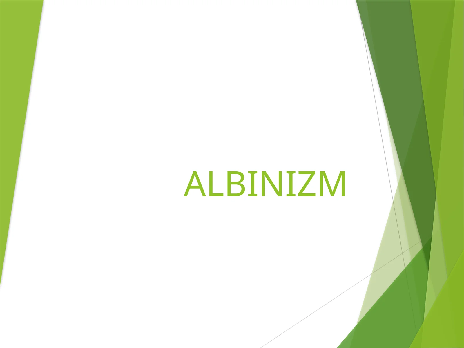 ALBINIZM