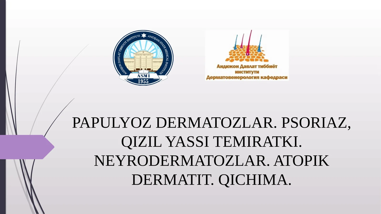 Papulyozdermatozlar ve psoriaz