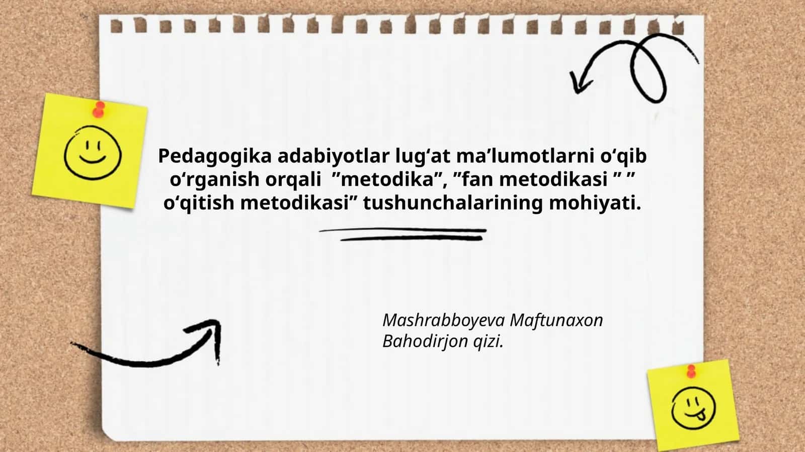 Pedagogika adabiyotlar lugʻat maʼlumotlarni oʻqib oʻrganish orqali ʼʼmetodikaʼʼ, ʼʼfan metodikasi ʼʼ ʼʼ oʻqitish metodikasiʼʼ tushunchalarining mohiyati