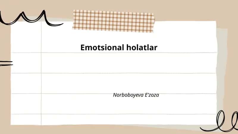 Emotsional holatlar
