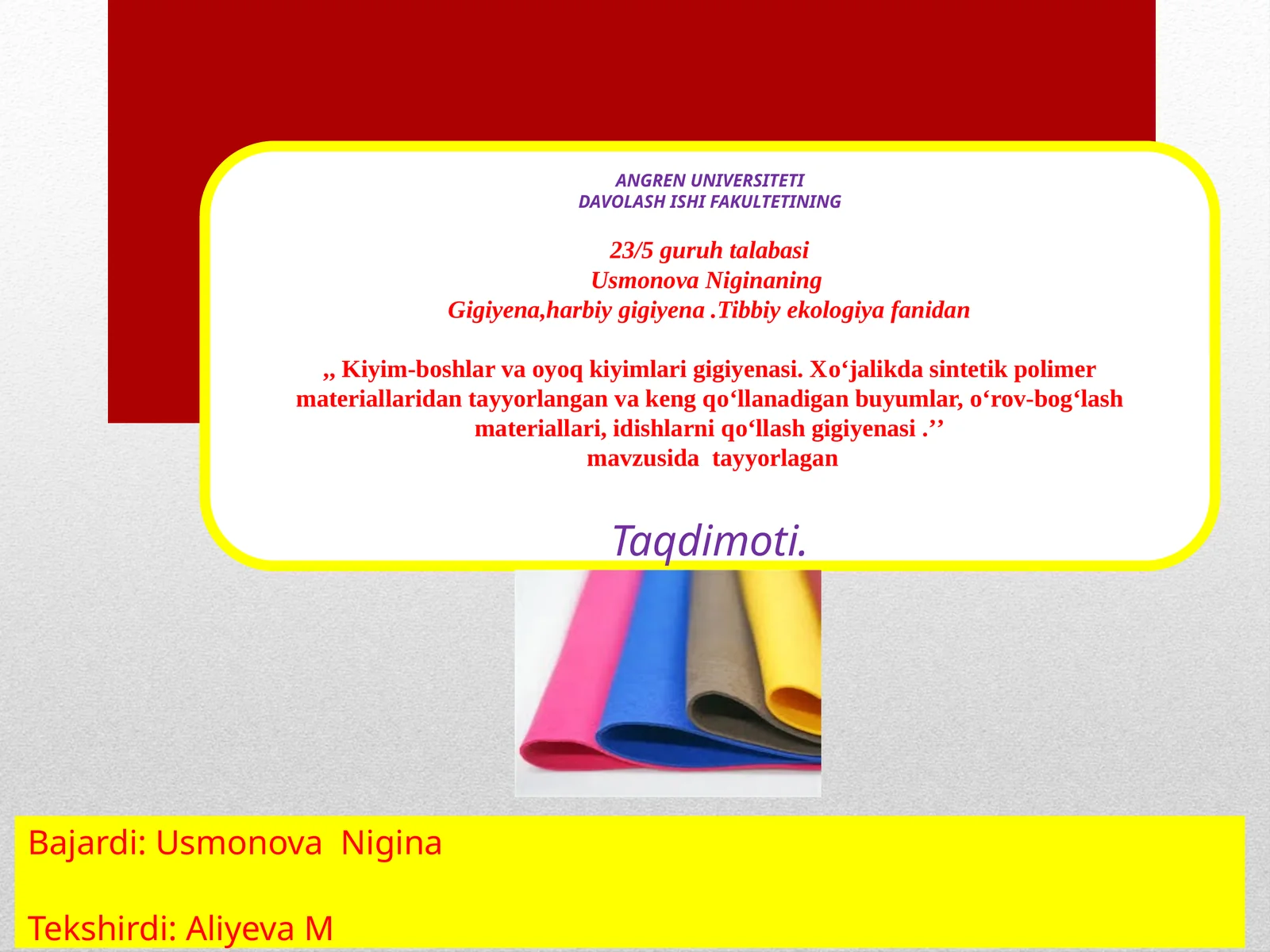 UsmonovaNigina