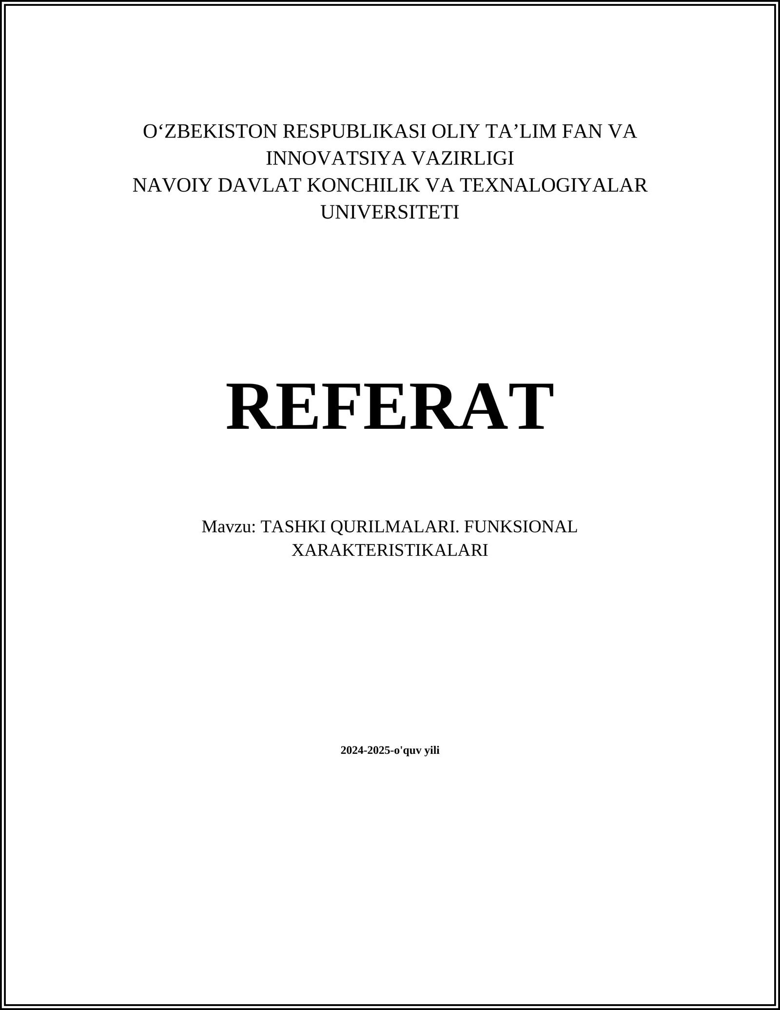 Tashqi qurilmalar. Funktsional xususiyatlari