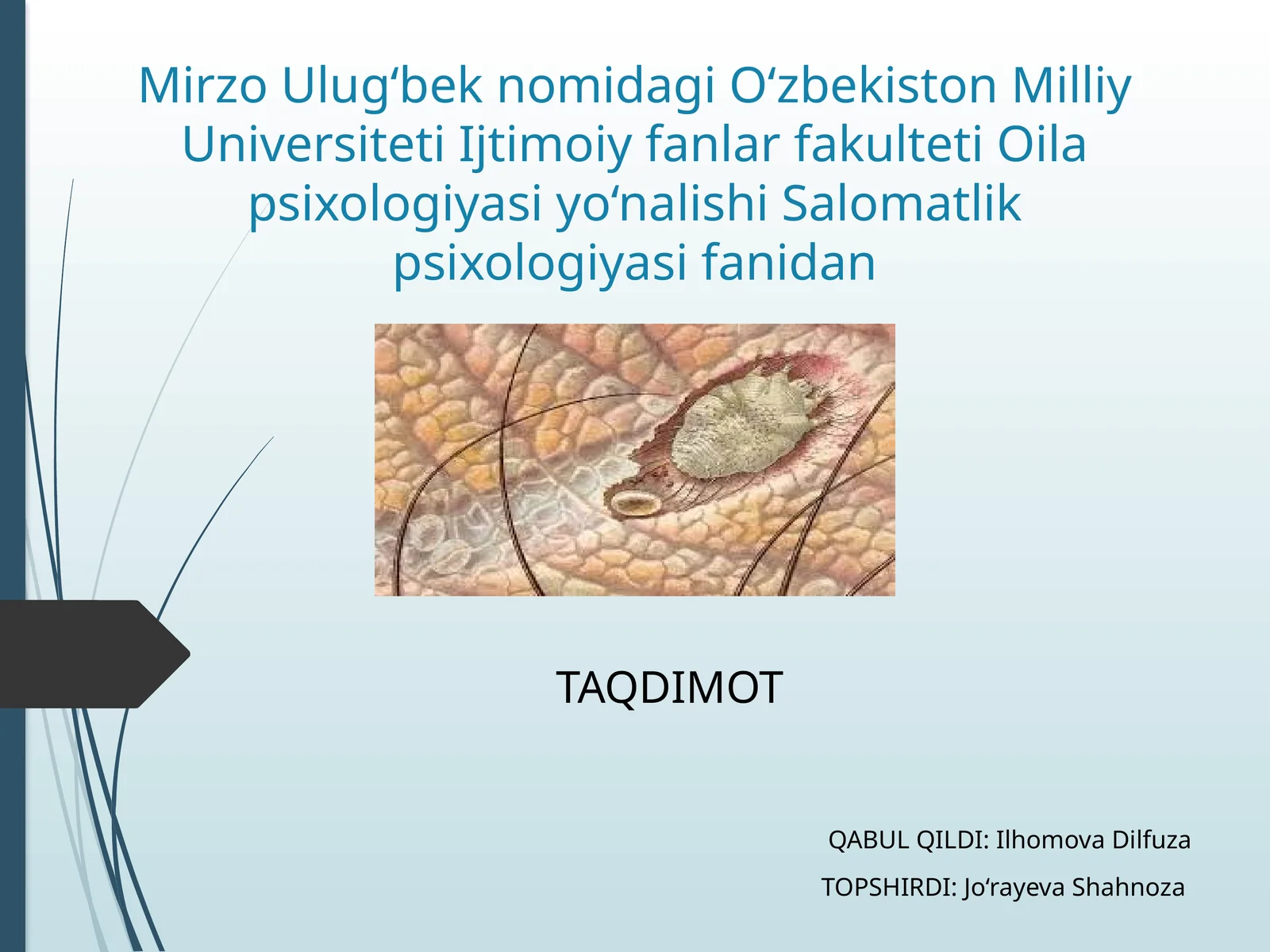 Teri kasalliklari haqida umumiy ma'lumot