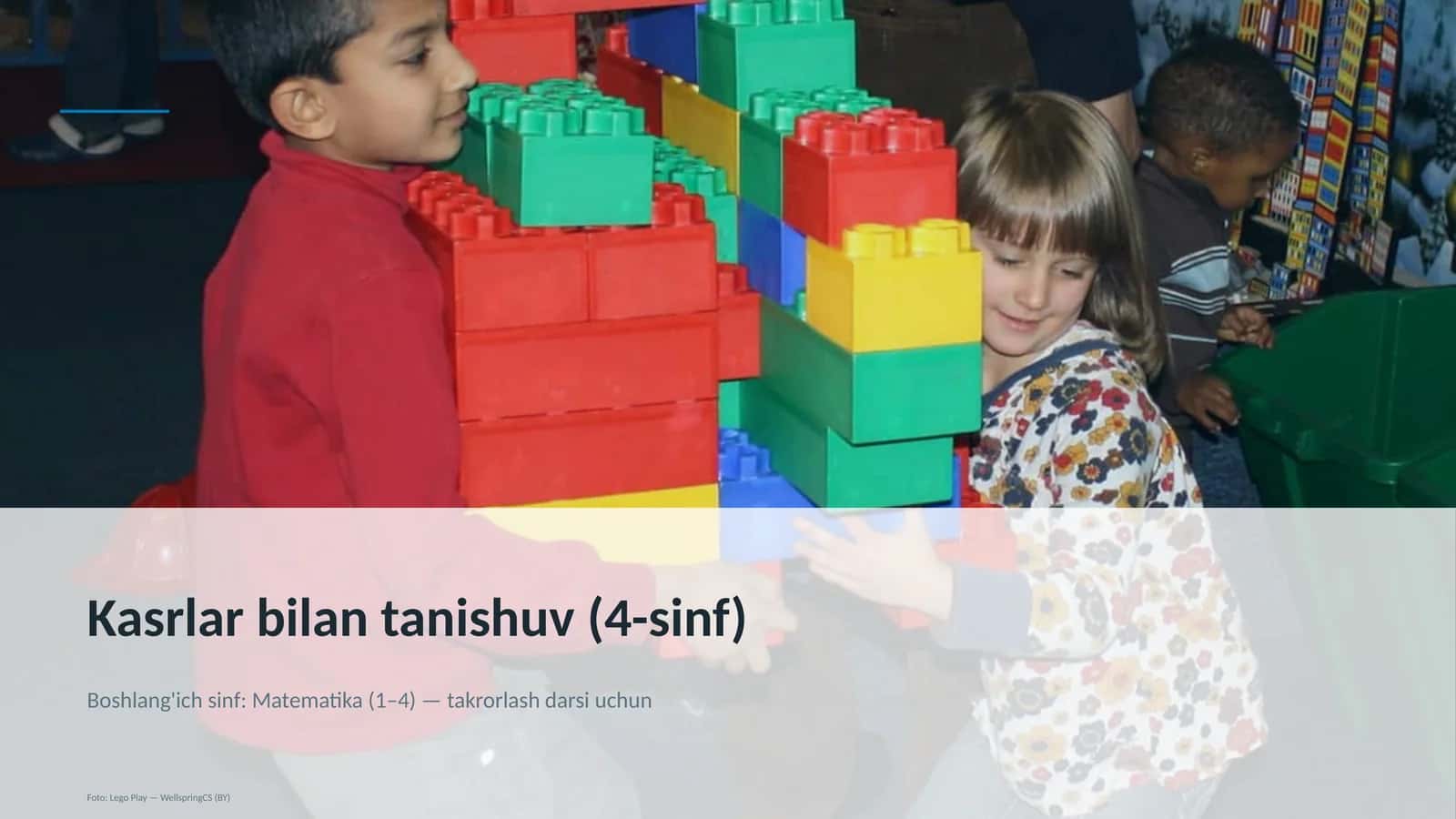 Kasrlar bilan tanishuv (4-sinf)