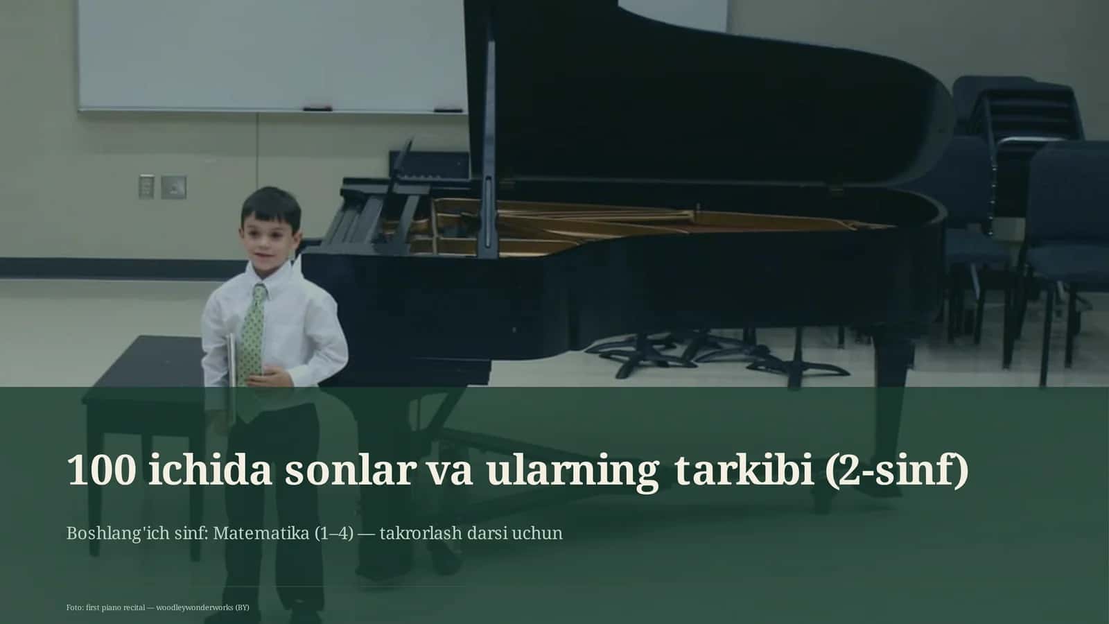 100 ichida sonlar va ularning tarkibi (2-sinf)