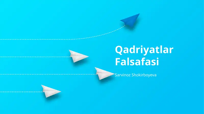 Qadriyatlar Falsafasi