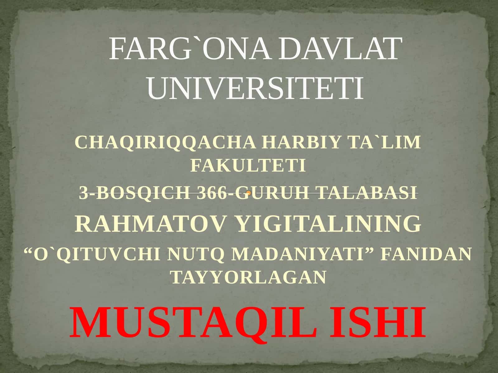 Rasmiy-idoraviy uslubdagi nutq xususiyatlari