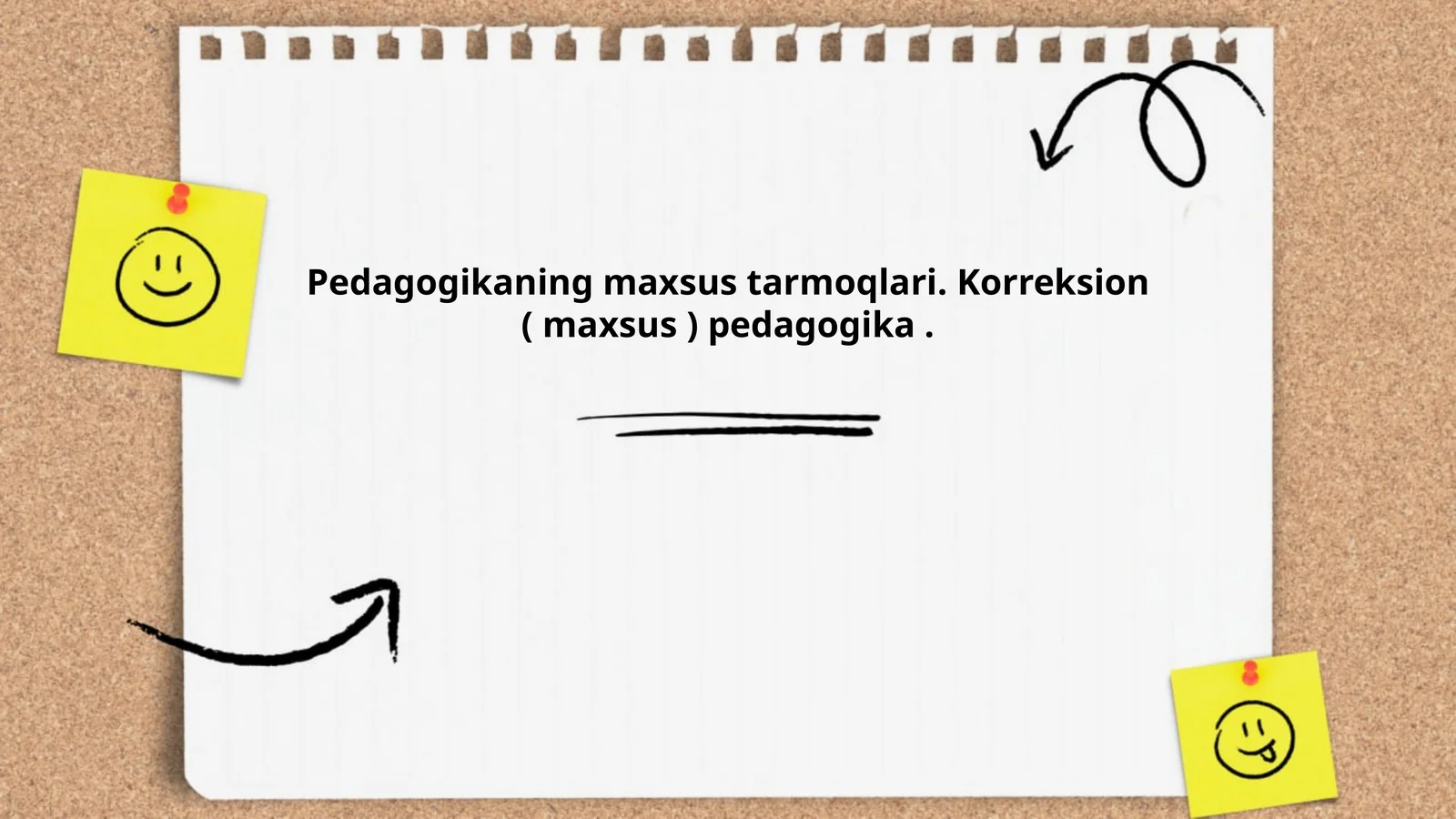Korreksion (maxsus) pedagogika