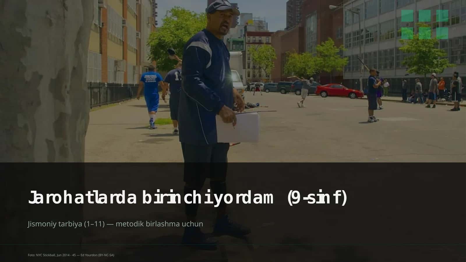 Jarohatlarda birinchi yordam (9-sinf)