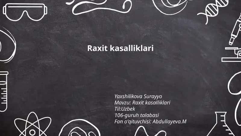Raxit kasalliklari
