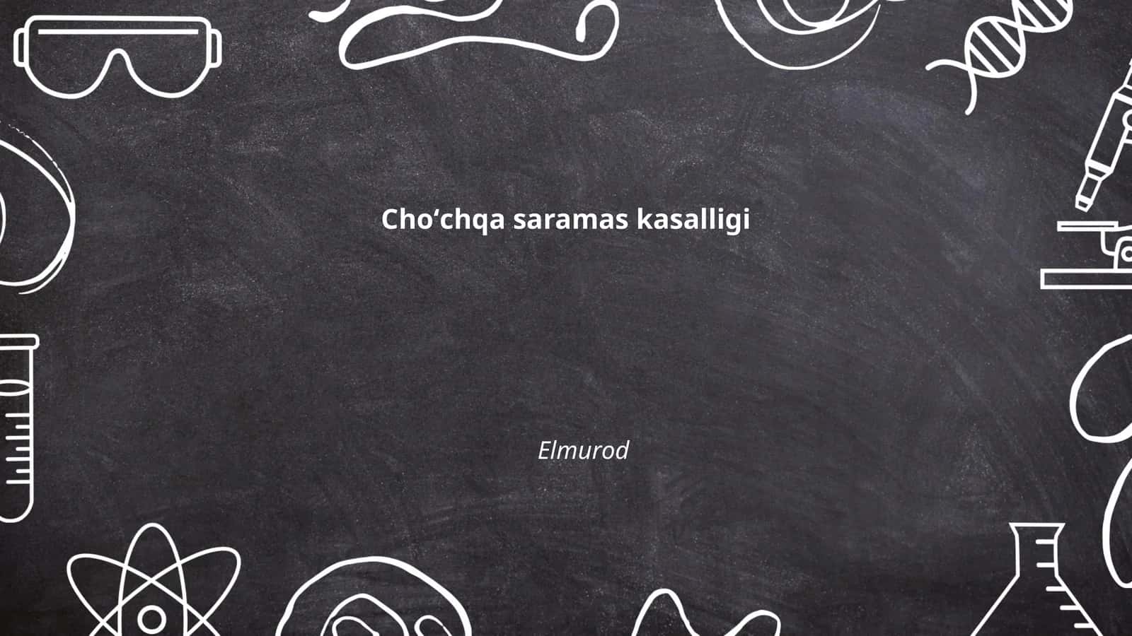 Choʻchqa saramas kasalligi