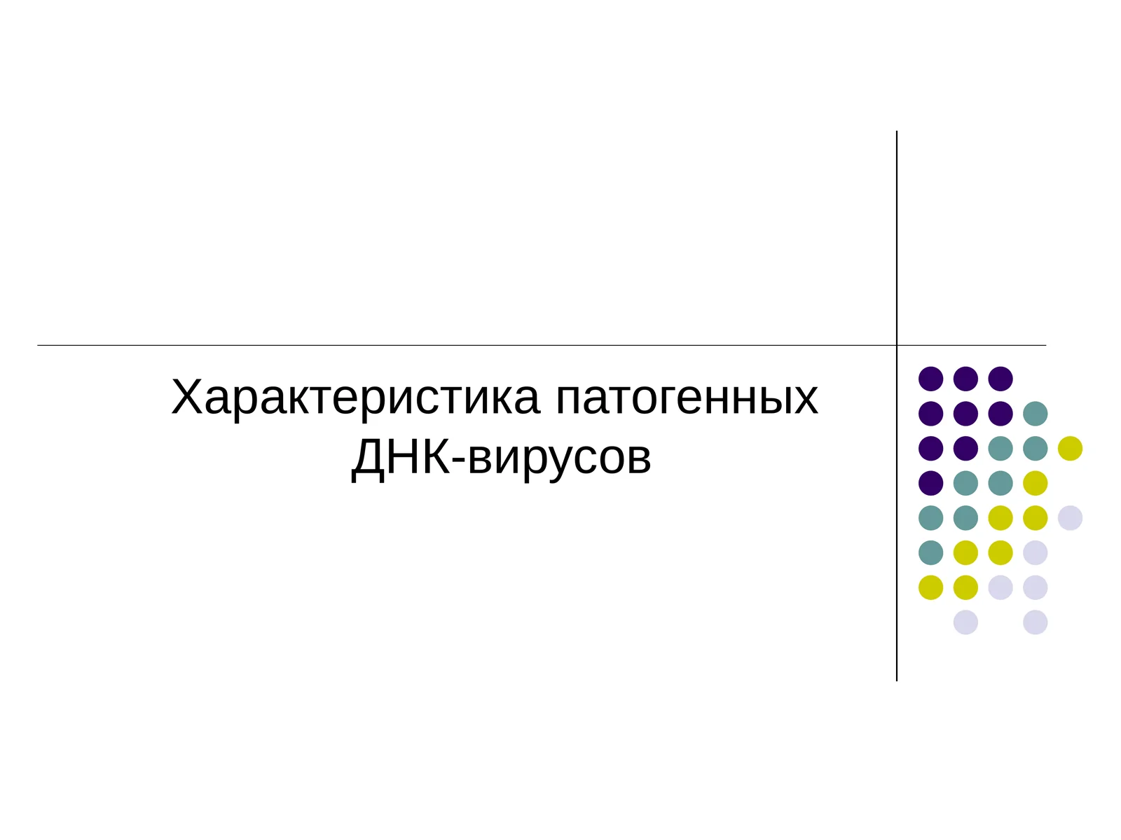Характеристика патогенных ДНК-вирусов