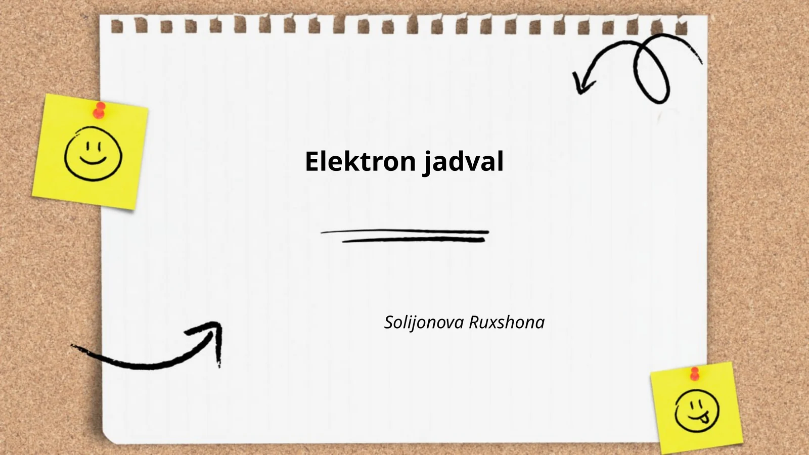 Elektron jadval