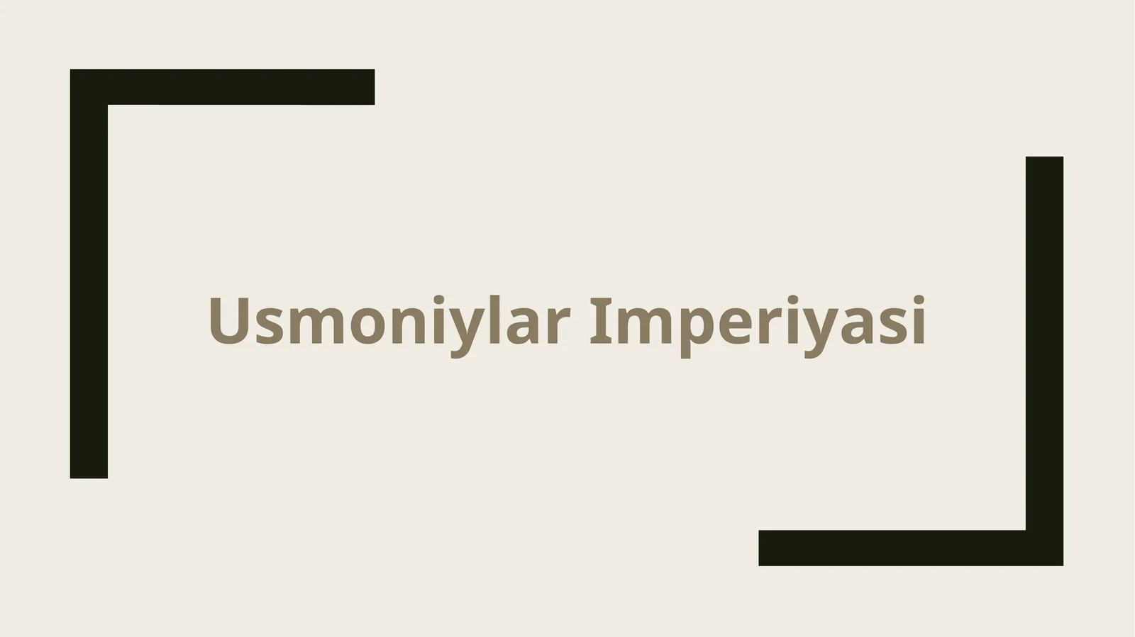 Usmoniylar Imperiyasi