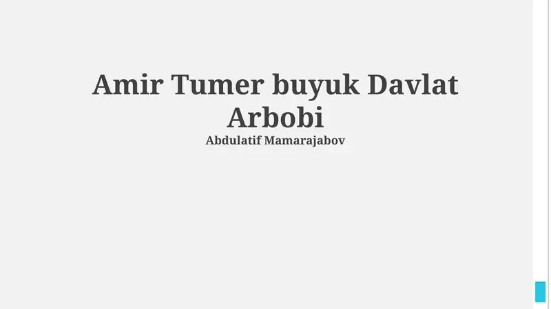 Amir Temur: Hayoti va Kelib Chiqishi