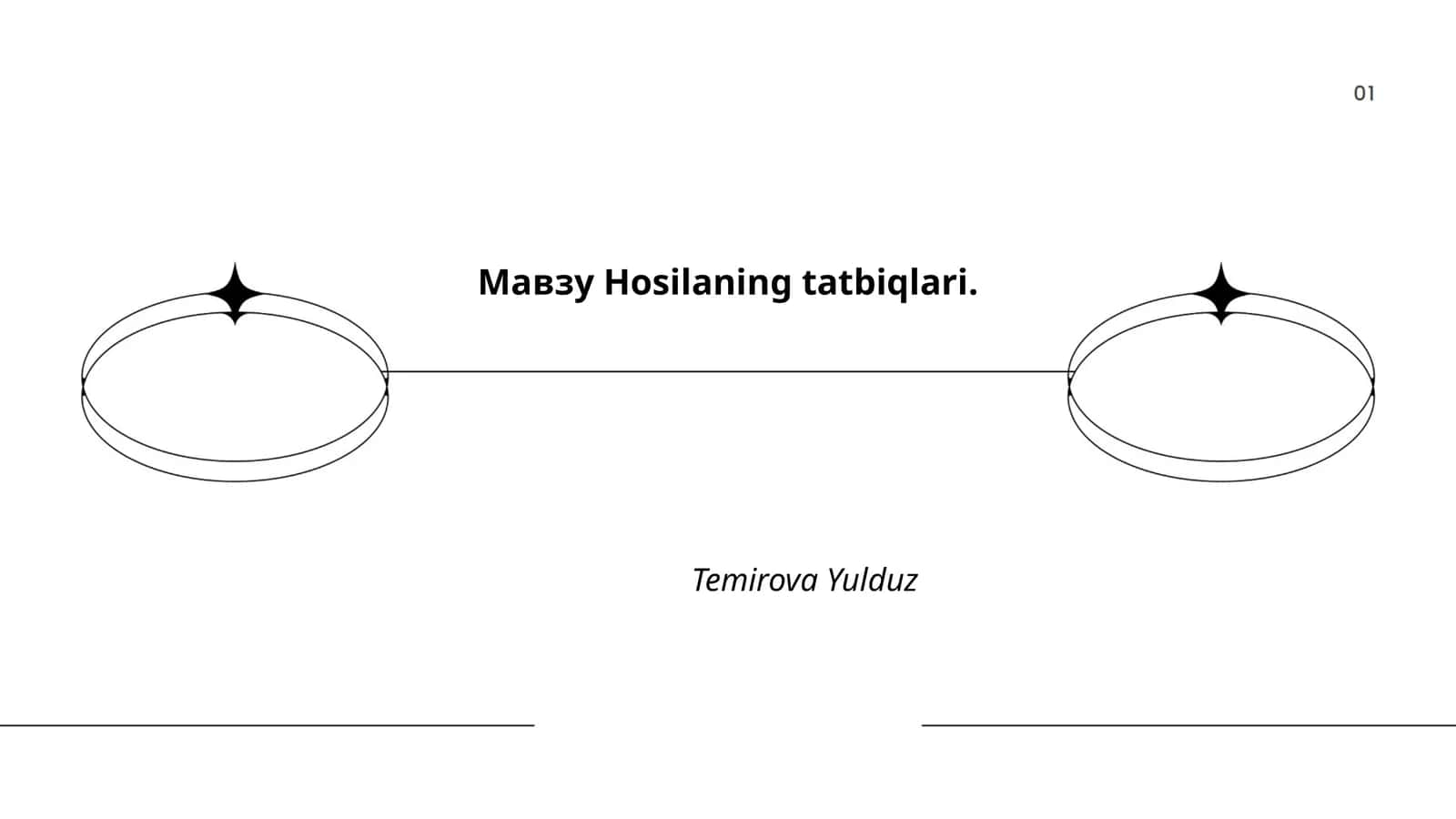 Hosilaning tatbiqlari