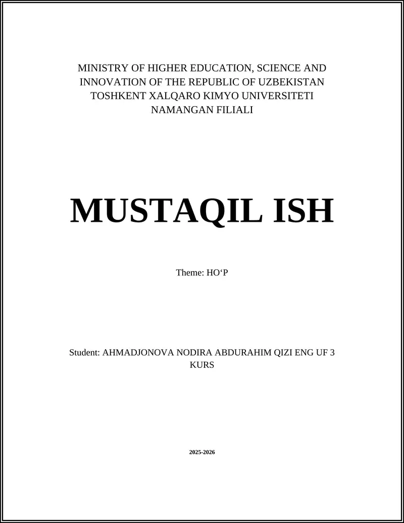 HOʻP Methodology