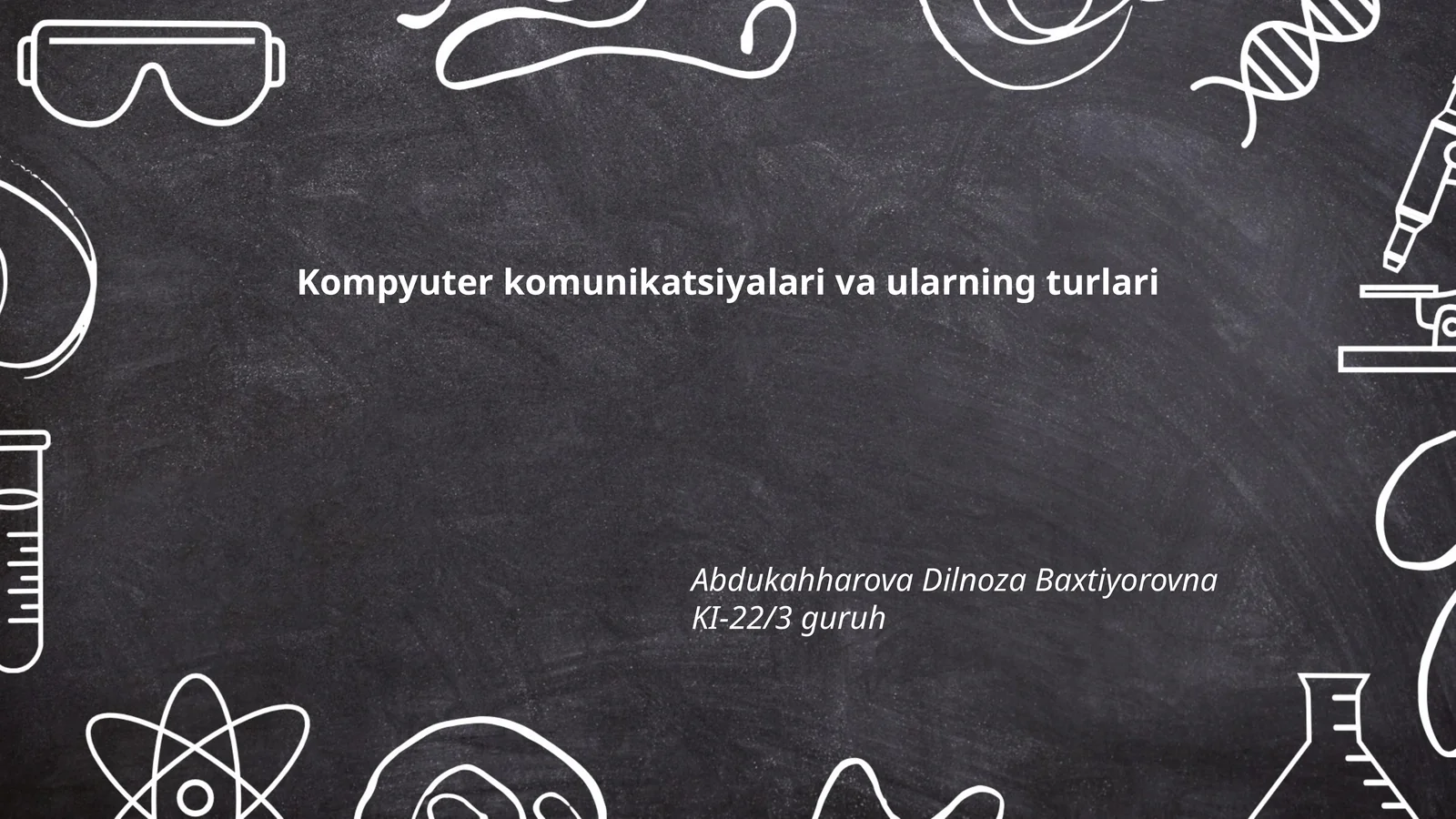 Kompyuter komunikatsiyalari va ularning turlari