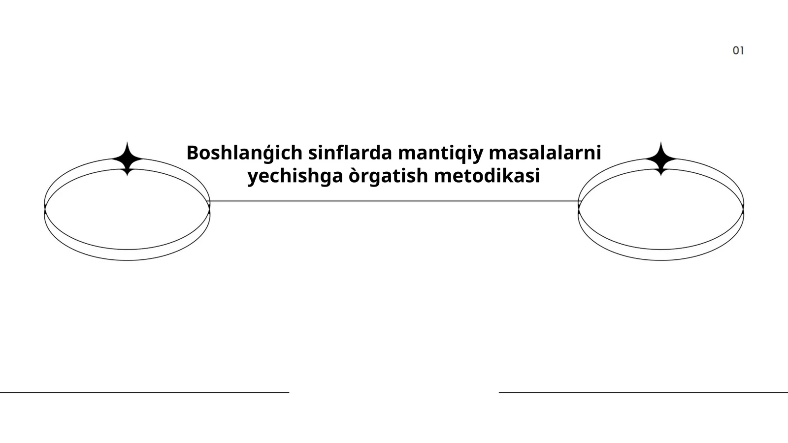 Boshlanģich sinflarda mantiqiy masalalarni yechishga òrgatish metodikasi