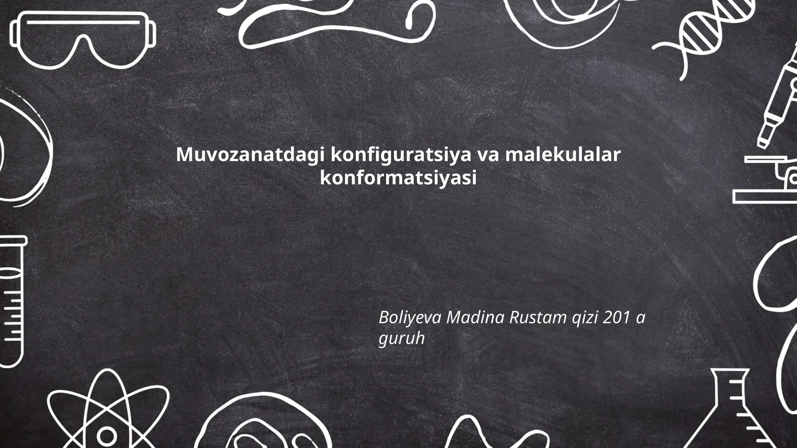 Molekulalar konfiguratsiyasi