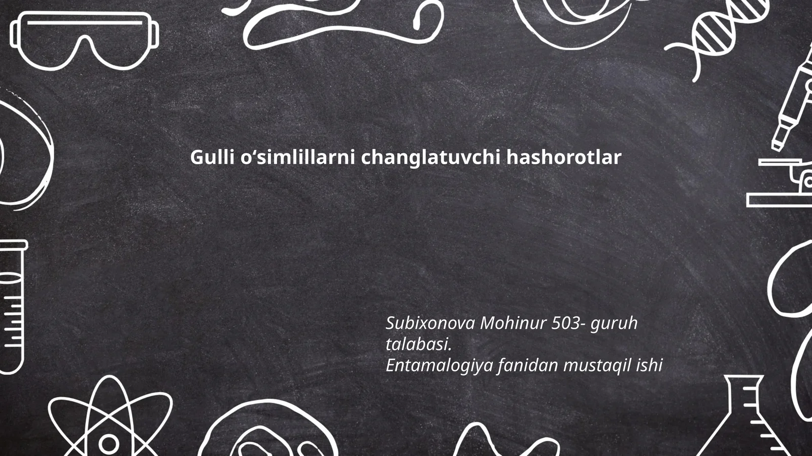 Gulli oʻsimlillarni changlatuvchi hashorotlar