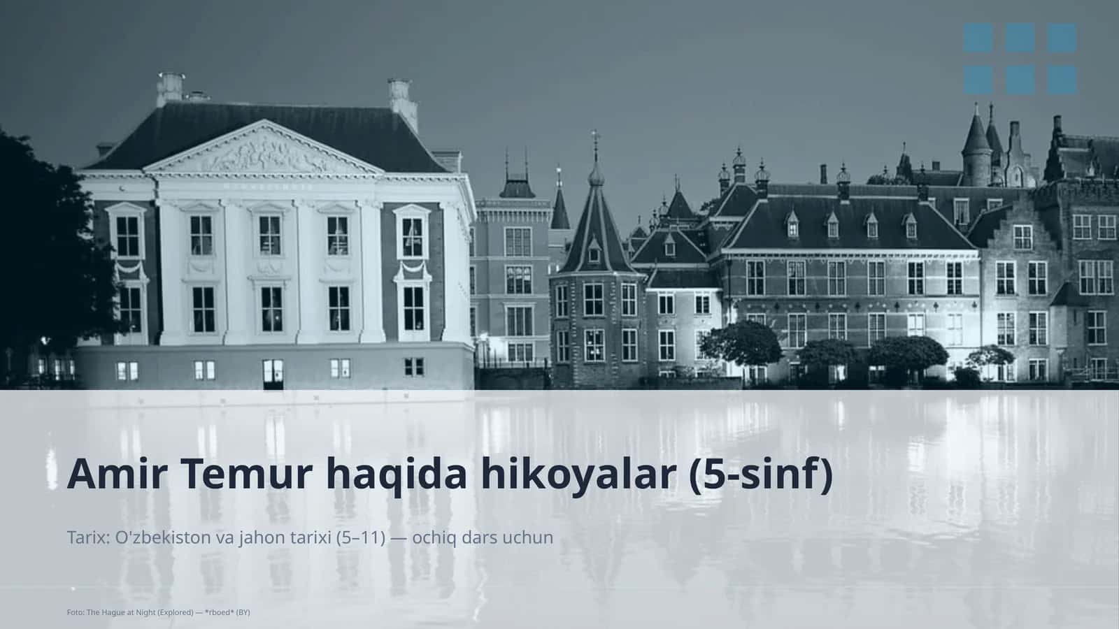 Amir Temur haqida hikoyalar (5-sinf)