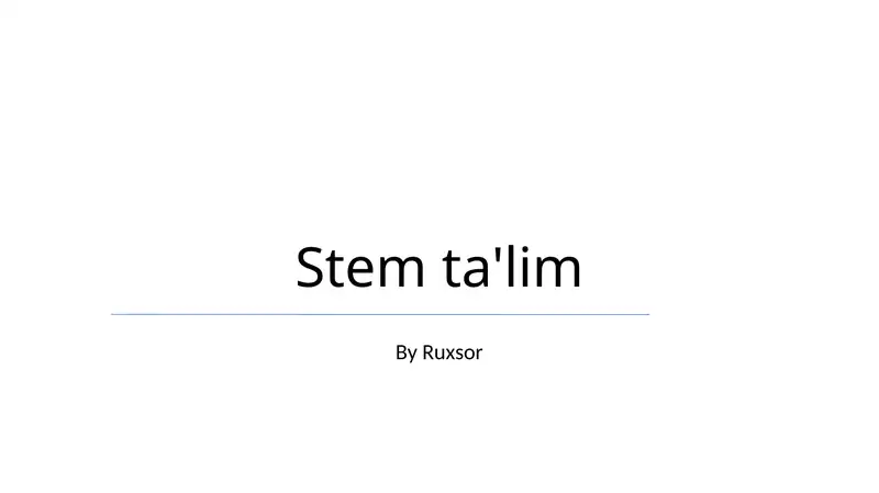 STEM ta'lim