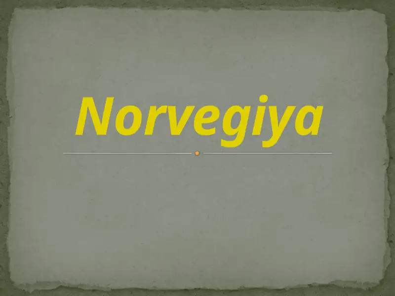 Norvegiya