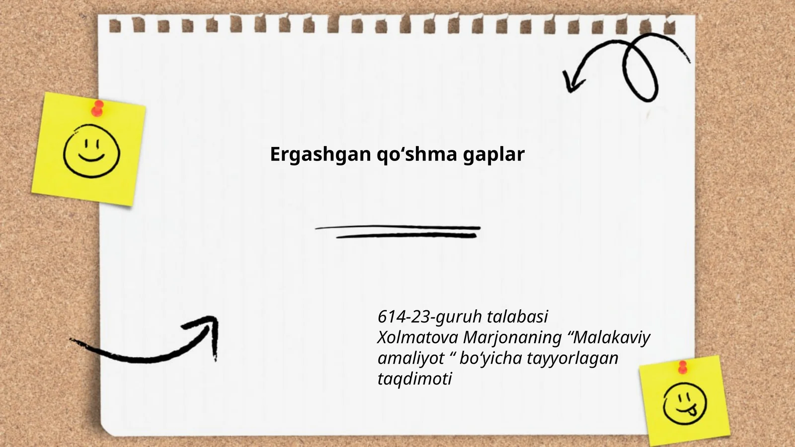 Ergashgan qoʻshma gaplar