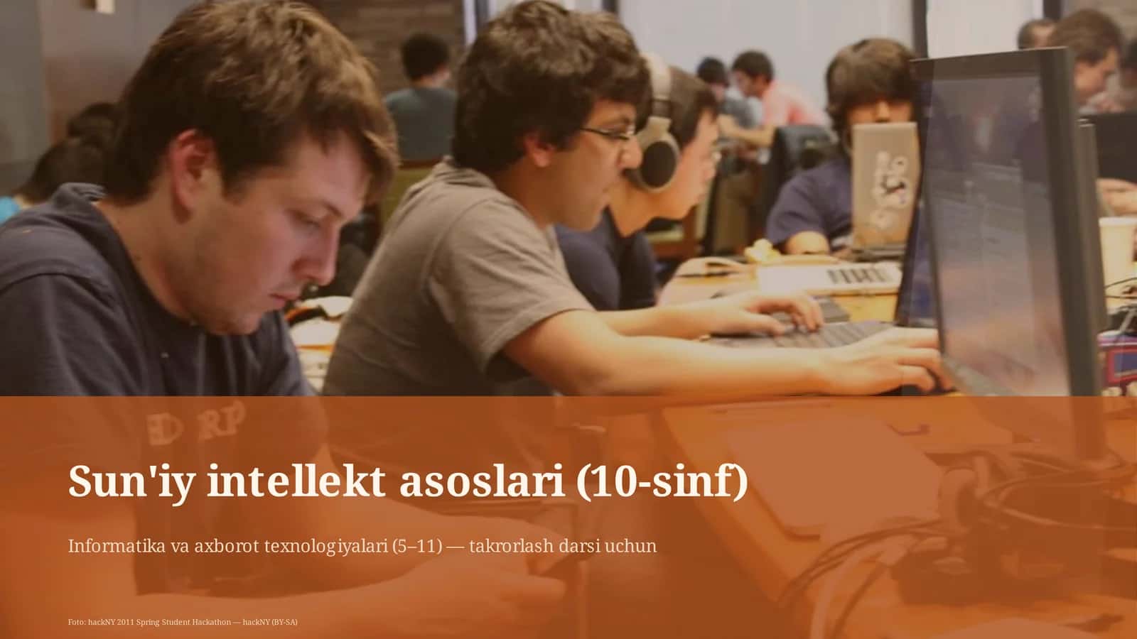 Sun'iy intellekt asoslari (10-sinf)