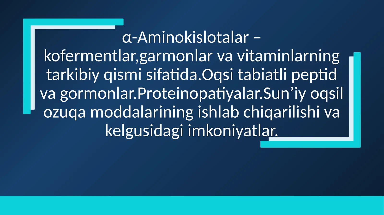 α-Aminokislotalar
