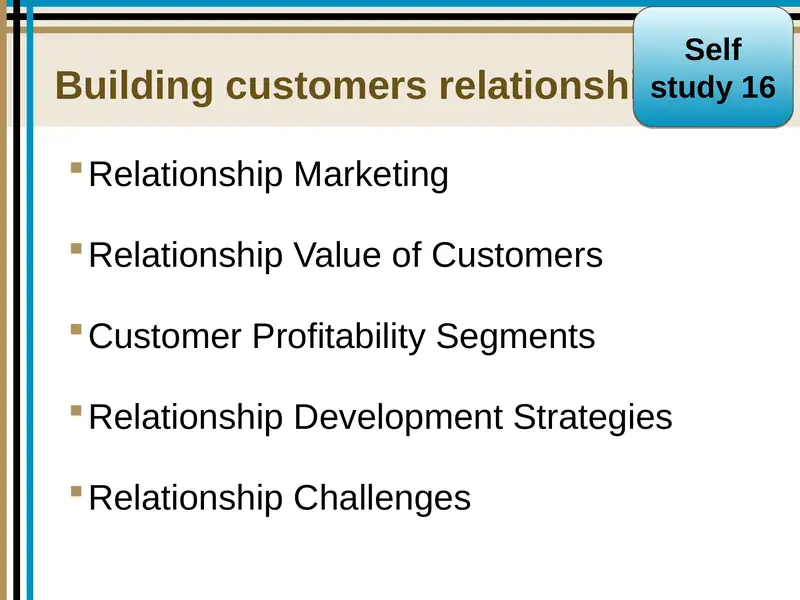 Relationship Marketing