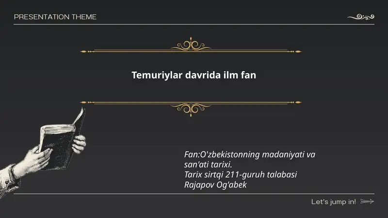 Temuriylar davrida ilm fan