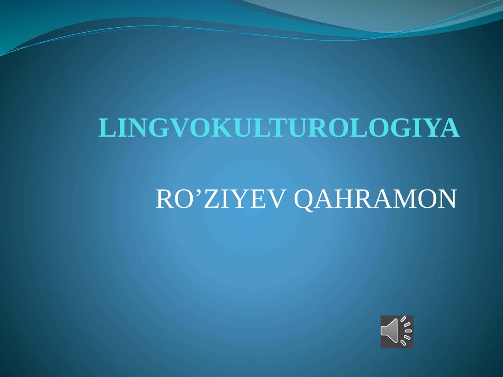 LINGVOKULTUROLOGIYA