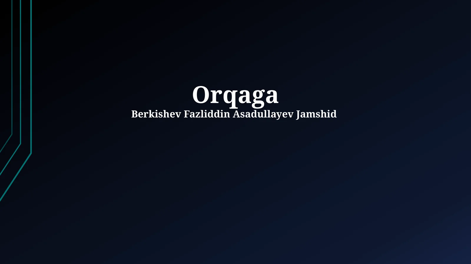 Orqaga