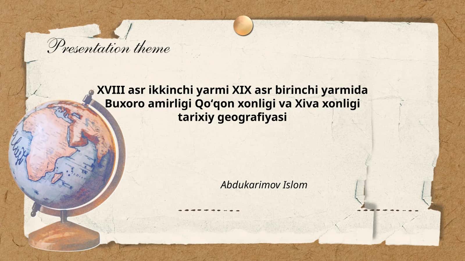 Buxoro amirligining XVIII asr ikkinchi yarmidagi siyosiy-ma'muriy tuzilishi