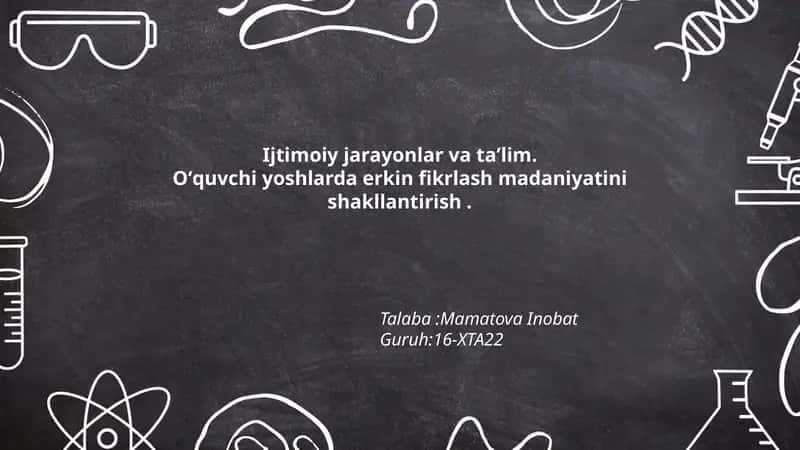 Erkin fikrlash madaniyati