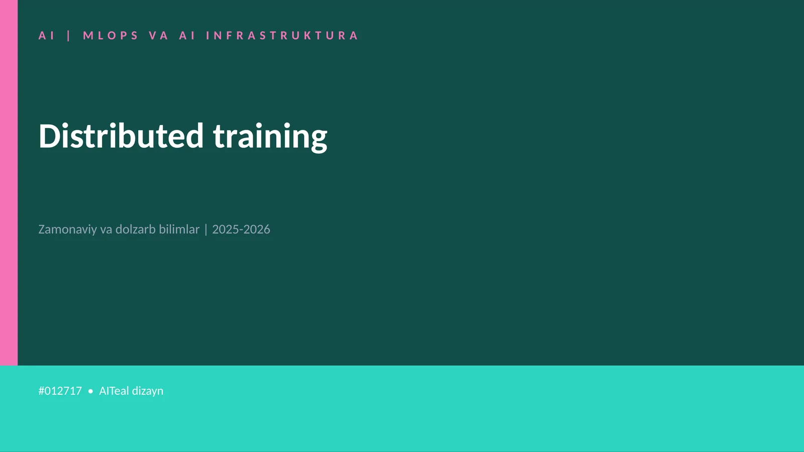 MLOPS VA AI INFRASTRUKTURA