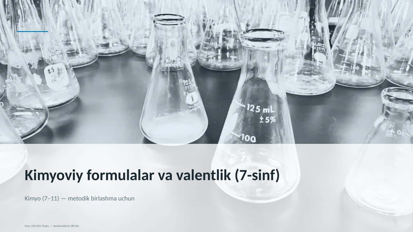 Kimyoviy formulalar va valentlik (7-sinf)