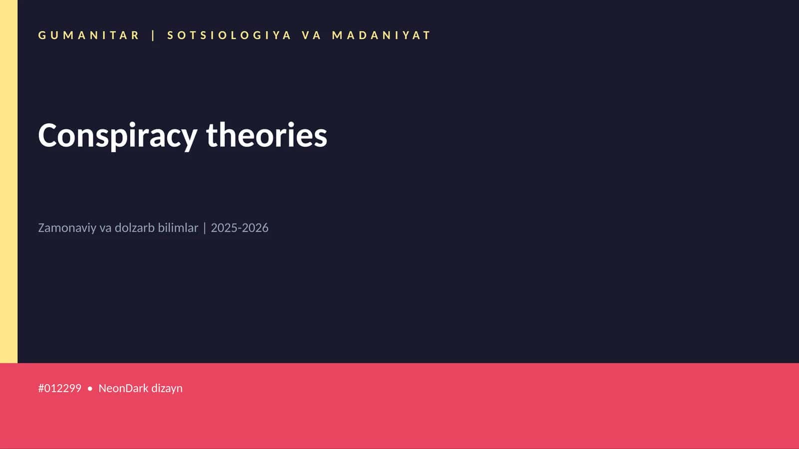 Conspiracy theories