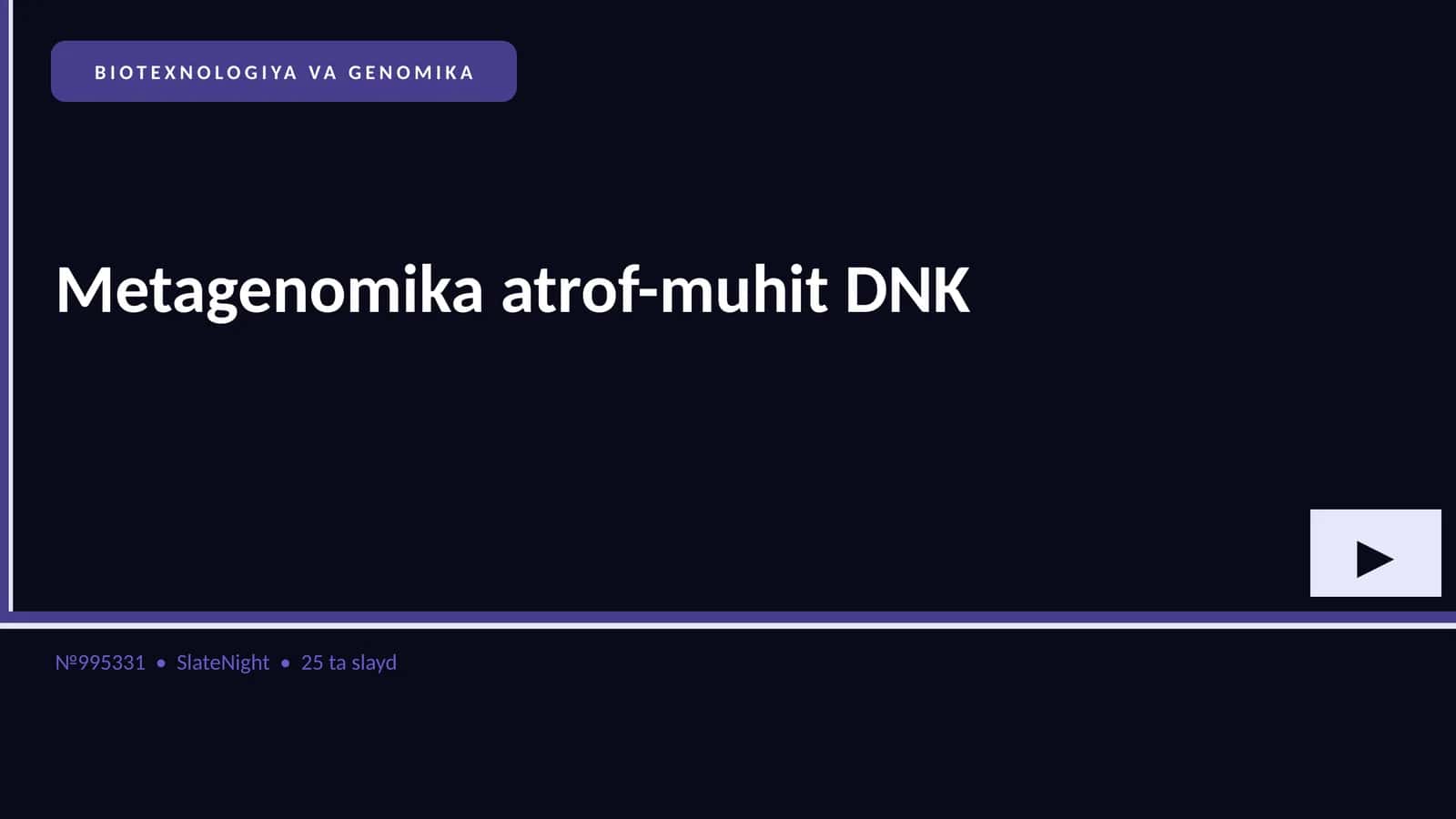 Metagenomika atrof-muhit DNK