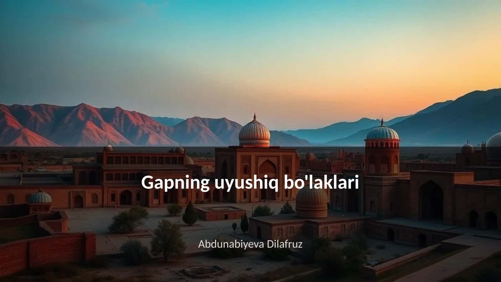 Gapning uyushiq bo'laklari