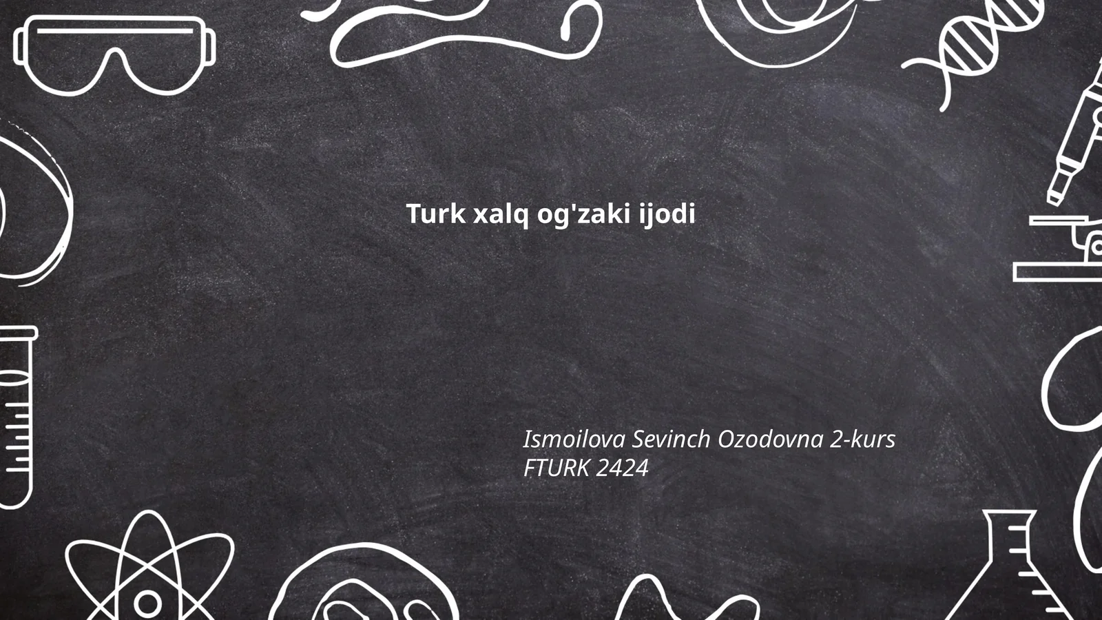 Turk xalq og'zaki ijodi