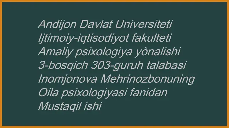 Ajralish va psixologiya